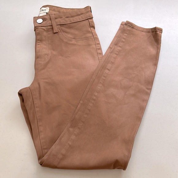 L’Agence Margot Jeans Women’s Size 25 Brown High Rise Skinny Ankle and Crop - Picture 2 of 9